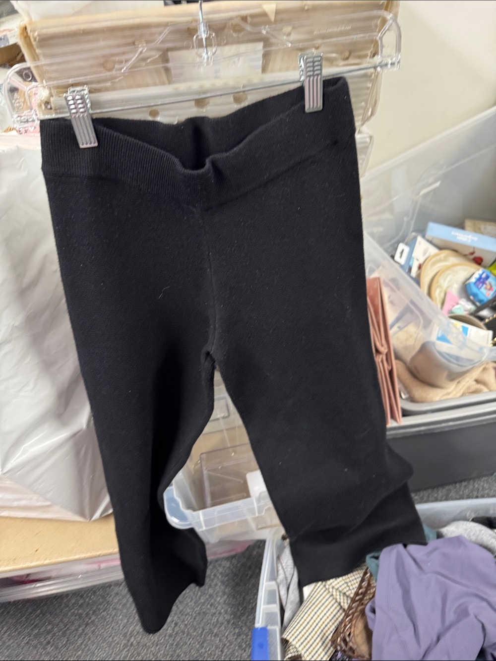 Rachel Zoe crop knit pants xs // 082403